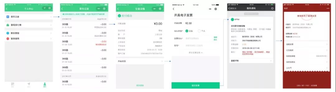 深圳地铁乘车码电子发票开票指引(APP+微信小程序)